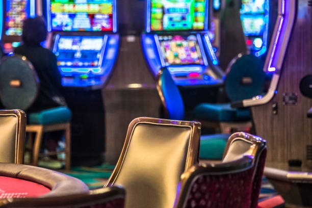 Live dealer blackjack table with multiple camera angles